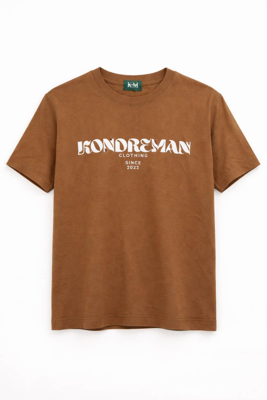 KONDREMAN Text Tee Zand