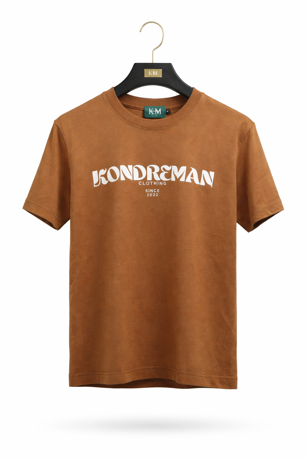 KONDREMAN Text Tee Zand