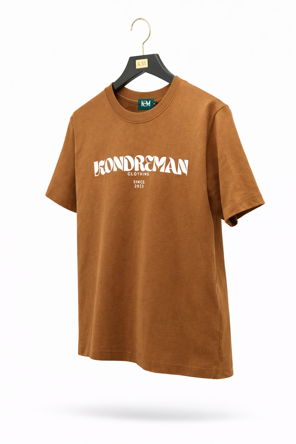 KONDREMAN Text Tee Zand